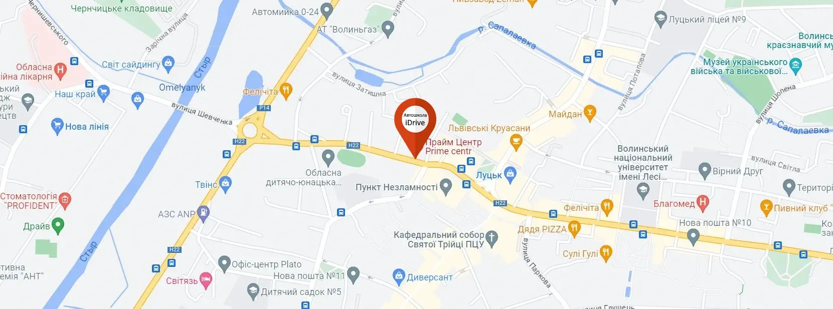 Карта iDrive